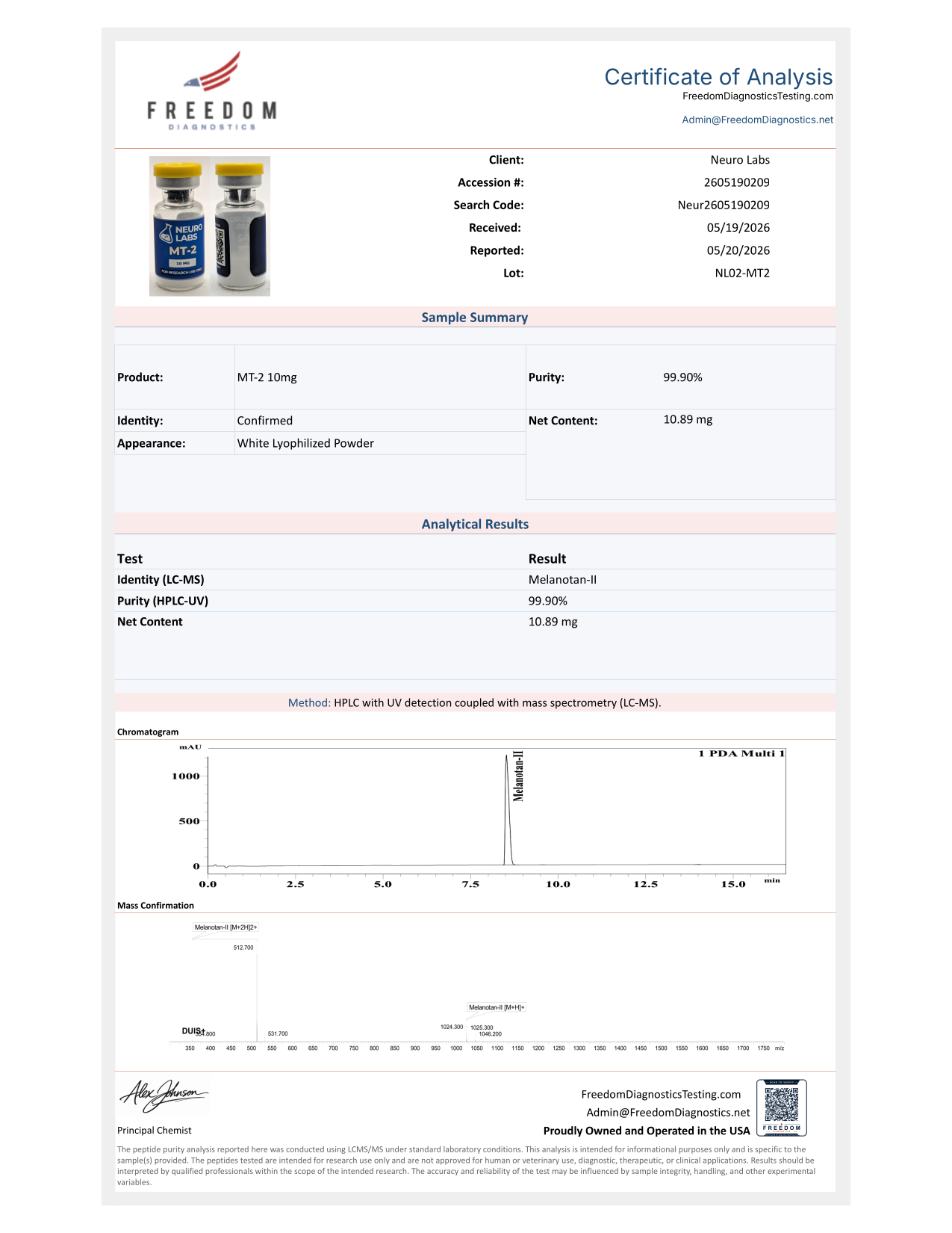 Melanotan II (10MG) Melanotan II (10MG)